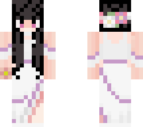 vestido de novia (pelo *****, detalles morados)