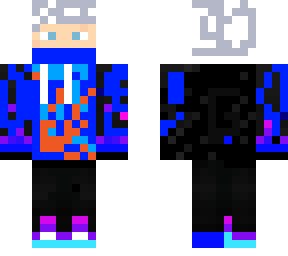 Blue cool guy | Minecraft Skin