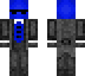 blueberry in suit