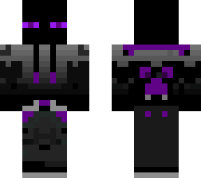 enderman in a purple hoodie 3.0