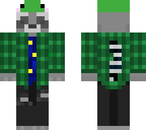 froggyhat flannel racoon
