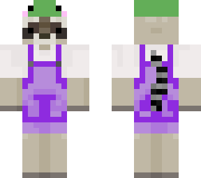 froggyhat overall racoon