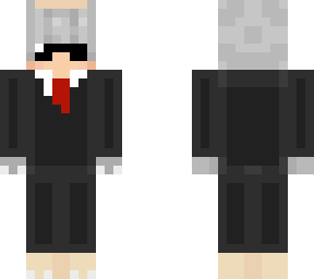 gray relaxo with suit