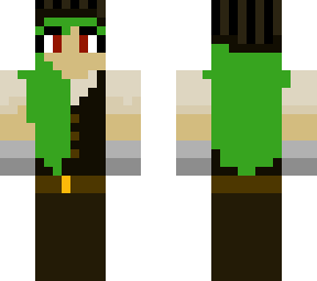 green haired pirate