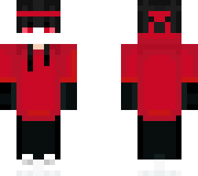masked red boy. | Minecraft Skin