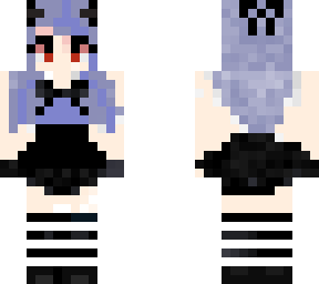 purple hair girl