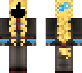 retextured bbh skin with braids (blue flowers)