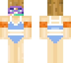 felicity in her swimmers