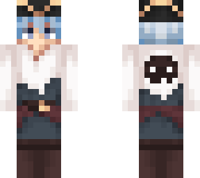 pirate guy blue hair