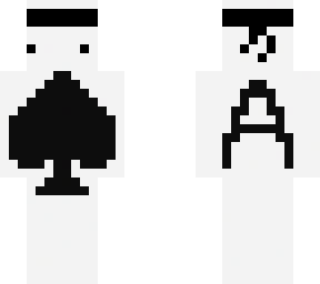 ace spade w/ face