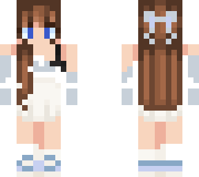 blue and white