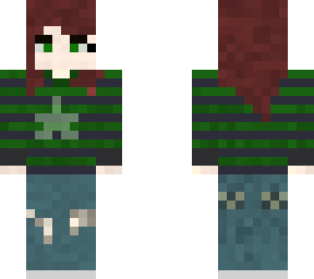 girl skin red hair