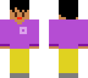 man in purple clothes