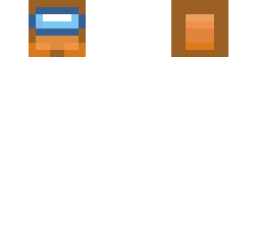 orange amongus plushie