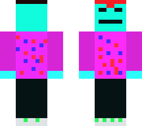 smart cyan/blue guy
