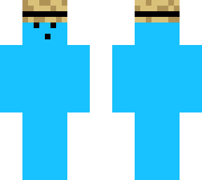 blue man whith hat