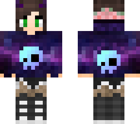 galaxy skull hoodie