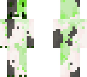 green & black cat