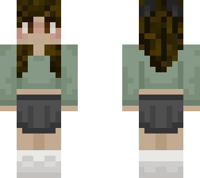 green wif skirt