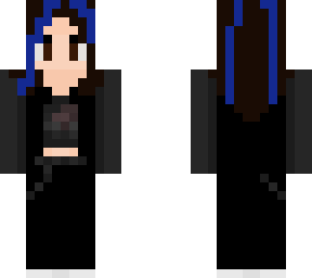 grunge blue hair