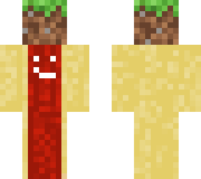 hot dog holding grass