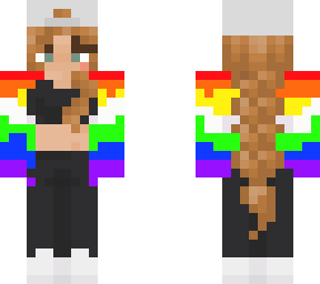 rainbow girl