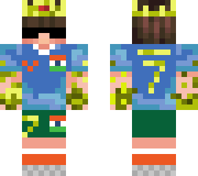 senpai spider in indian football jersey