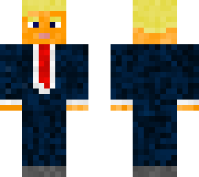 trump, but underneath is a bikini