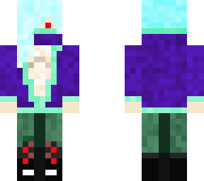 aqua long hair girl