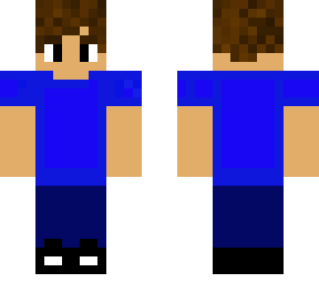 basic boy with blue t-shirt