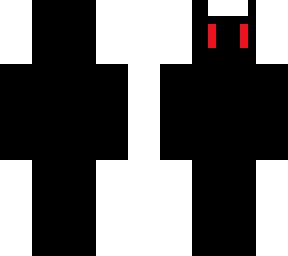 black man with face wrong way round