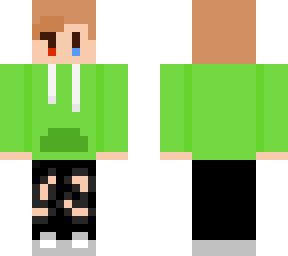 green hoodie boy