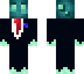 rainbow effects squid in a suit