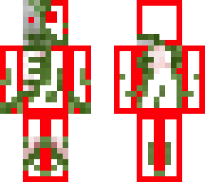 red and white rotting blob