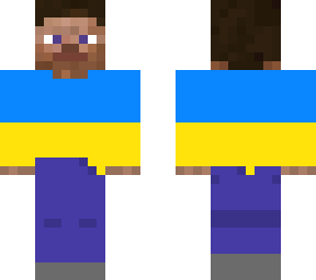 steve ukraine flag