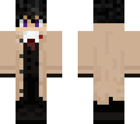 trench coat guy with black hair