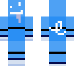 vandalized blue crash dummy/dummie with drip 2.0