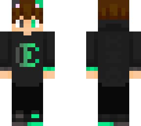 black and mint kenadian skin