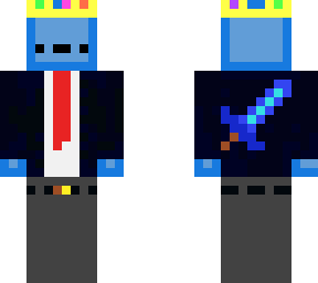 blue business man