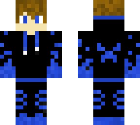 blue fire skin