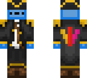 blue pirate man
