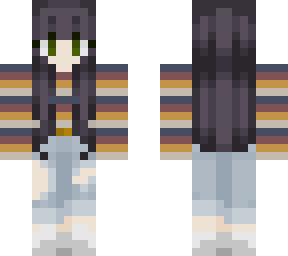 colorful sweater girl 2