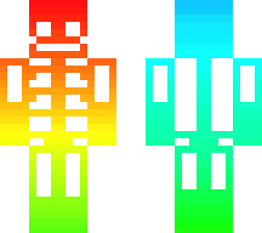 rainbow skeleton