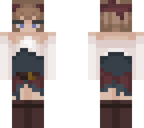 female pirate in dress