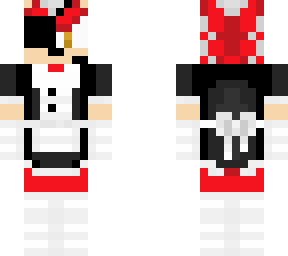 hyper in a maid dress