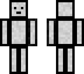 silver person