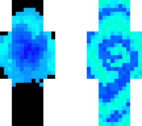 blue fire and mystic swirl