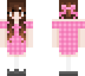 cute brunette girl (pink ver.)