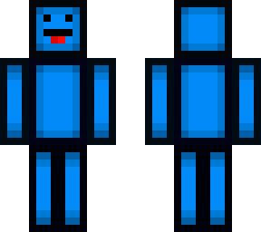 happy blue guy!