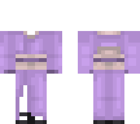 lilac traditional japanese yukata outfit base